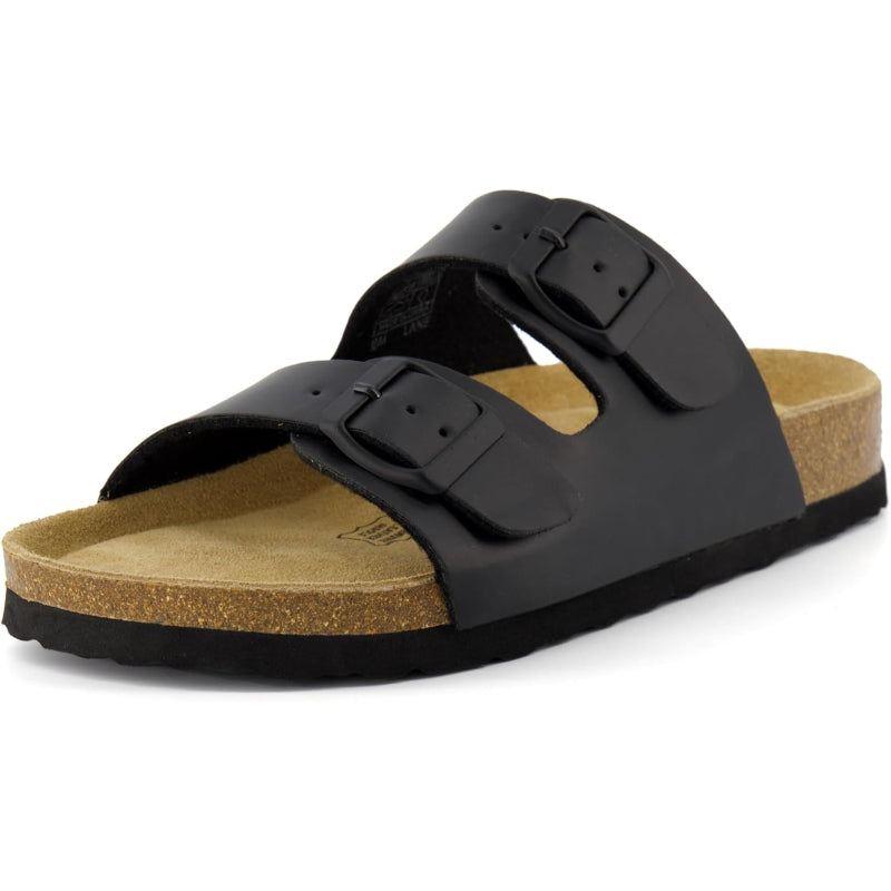 Adjustable Buckle And EVA Sole Cork Footbed Sandal
