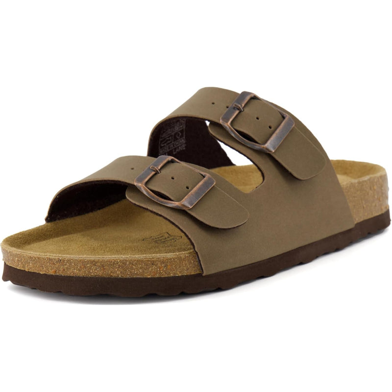 Adjustable Buckle And EVA Sole Cork Footbed Sandal
