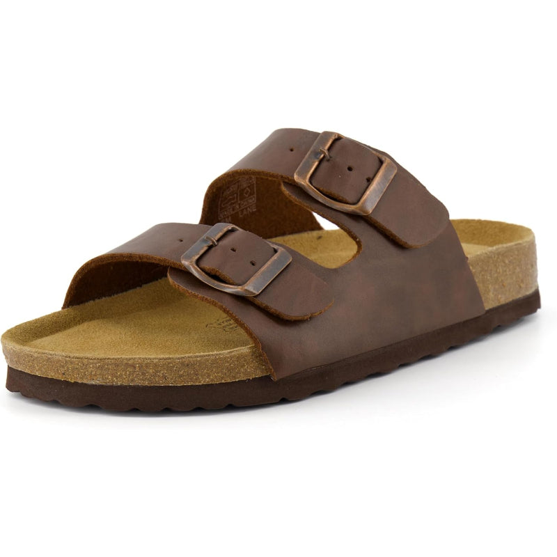 Adjustable Buckle And EVA Sole Cork Footbed Sandal