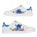 Load image into Gallery viewer, Stitch Flower Paint Pattern Casual Sneakers
