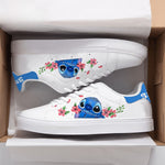 Load image into Gallery viewer, Stitch Flower Paint Pattern Casual Sneakers
