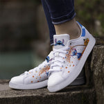 Load image into Gallery viewer, Stitch Fall Leaf Pattern Casual Sneakers
