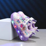 Load image into Gallery viewer, Frozen Elsa Princess LED Sneakers For Girls
