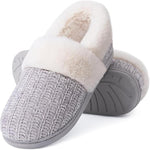 Load image into Gallery viewer, Women Fuzzy Knit Slippers
