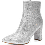 Load image into Gallery viewer, Rhinestone Studded Boots
