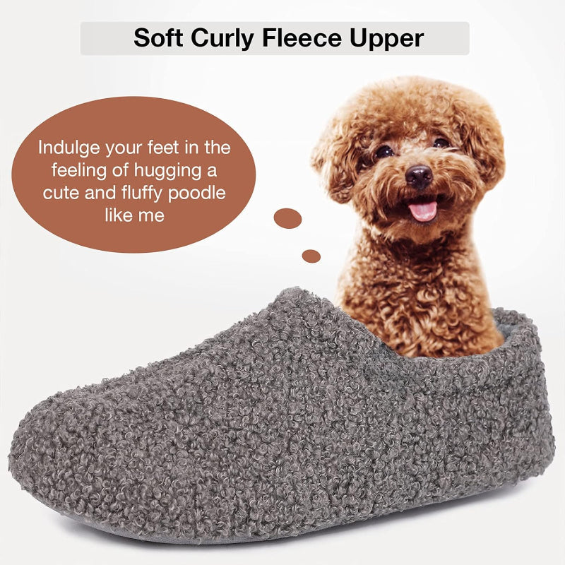 Plush Fur Memory Foam Loafer Slippers