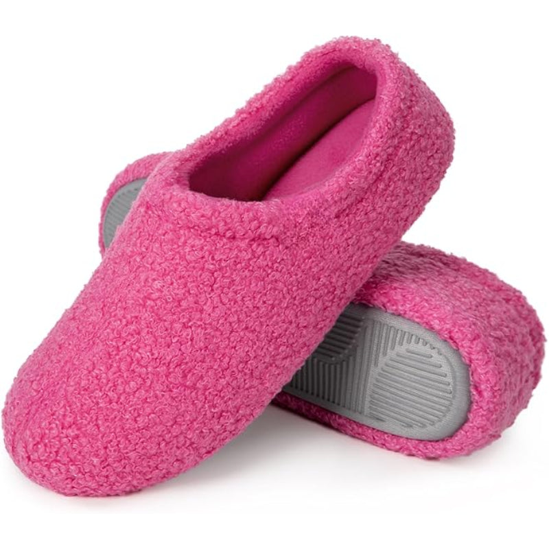 Plush Fur Memory Foam Loafer Slippers