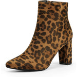 Load image into Gallery viewer, Leopard Print Pointed Boots
