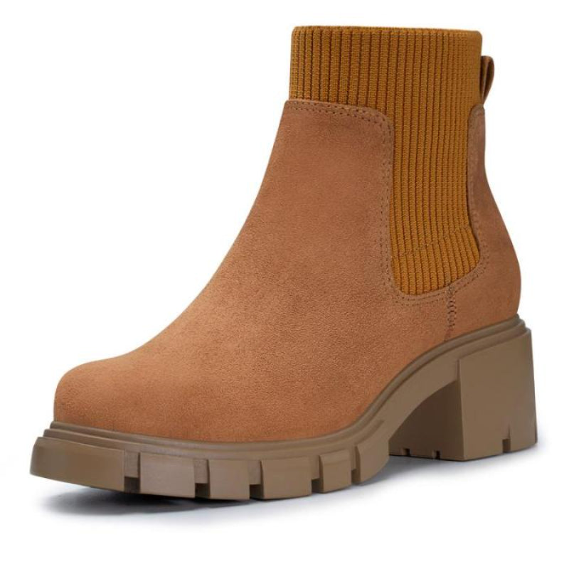 Rugged And Comfy Chunky Chelsea Boots