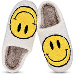 Load image into Gallery viewer, Smile Plush Cozy Slip On Slippers
