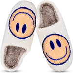 Load image into Gallery viewer, Smile Plush Cozy Slip On Slippers
