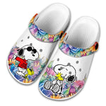 Load image into Gallery viewer, Snoopy Flower Design Clogs
