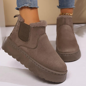 Soft Wool Lined Comfy Boots