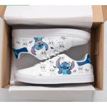 Load image into Gallery viewer, Stitch Cartoon Pattern All Leather Skate Shoes
