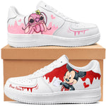 Load image into Gallery viewer, Mickey And Minnie Mouse Custom Sneakers
