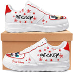 Load image into Gallery viewer, Custom Name Mickey Mouse Designed Casual Sneaker
