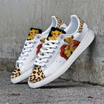 Load image into Gallery viewer, Lion King Leopard Pattern Skate Casual Sneakers
