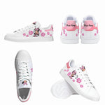 Load image into Gallery viewer, Custom Named Minnie Mouse Flower Designed Shoes
