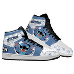 Load image into Gallery viewer, Stitch Character High Top Sneaker Boots
