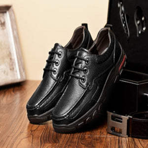 Flat Men Genuine Leather Loafer Shoes