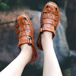 Load image into Gallery viewer, High Quality Genuine Leather Sandals
