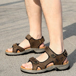 Load image into Gallery viewer, Fashion Summer Genuine Leather Sandals
