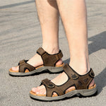 Load image into Gallery viewer, Genuine Leather Soft Sandals
