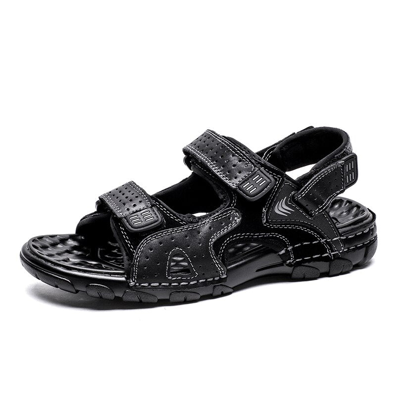 Summer Genuine Leather Men's Sandals