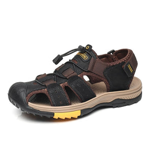 Summer Men Genuine Leather Sandals