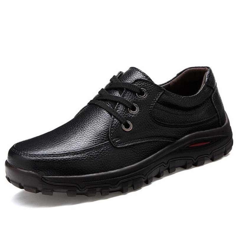 Leather Casual Men Flats Shoes