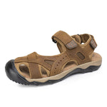 Load image into Gallery viewer, Genuine Leather Outdoor Men&#39;s Sandals
