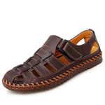 Load image into Gallery viewer, Genuine Leather Roman Men&#39;s Sandals
