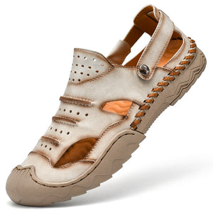 Outdoor Genuine Leather Beach Sandals