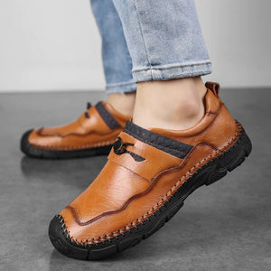 Split Leather Comfortable Casual Men's Shoes