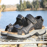 Load image into Gallery viewer, Genuine Leather Soft Sandals
