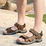 Load image into Gallery viewer, Genuine Leather Soft Sandals
