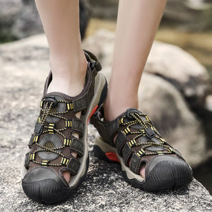 Soft Genuine Outdoor Summer Leather Sandals