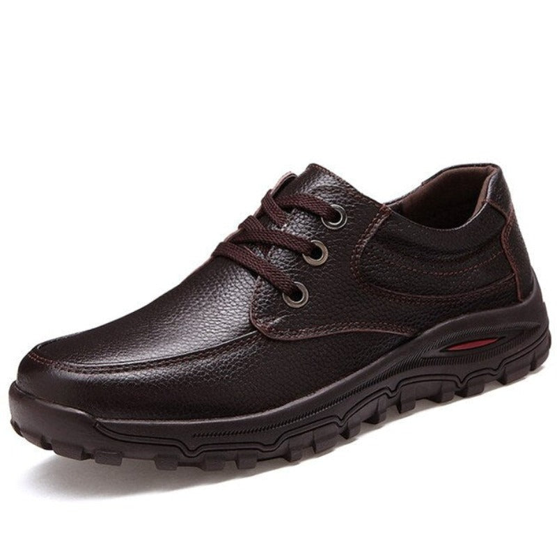 Leather Casual Men Flats Shoes