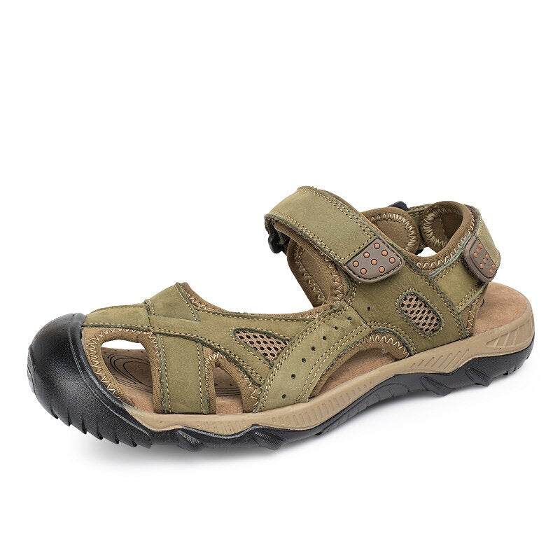 Genuine Leather Outdoor Men's Sandals