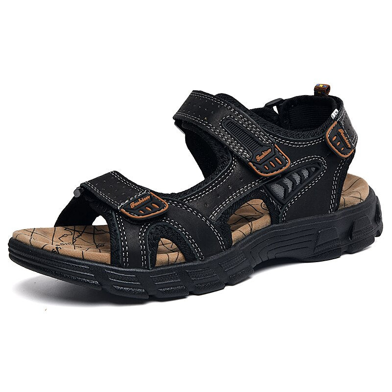 Classics Men's Summer Genuine Leather Sandals