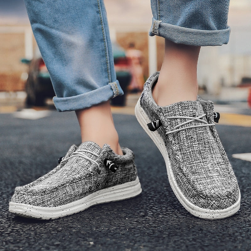 Men's Casual Denim Canvas Sneakers