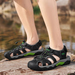 Load image into Gallery viewer, Big Size Men Genuine Leather Sandals
