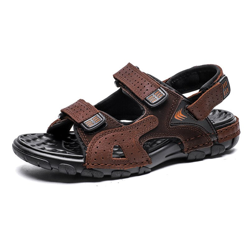 Summer Genuine Leather Men's Sandals