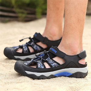 Summer Men Breathable Casual Flat Sandals