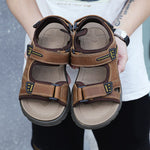 Load image into Gallery viewer, Classic Men&#39;s Summer Genuine Leather Sandals
