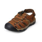 Load image into Gallery viewer, Big Size Genuine Leather Men Sandals
