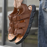 Load image into Gallery viewer, Summer Leather Sandals For Men
