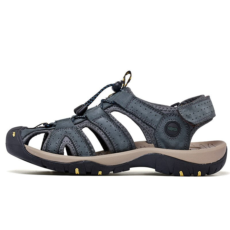 Genuine Leather Summer Men Sandals