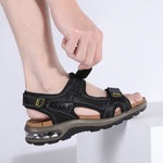 Load image into Gallery viewer, Summer Leather Non-Slip Men&#39;s Sandals
