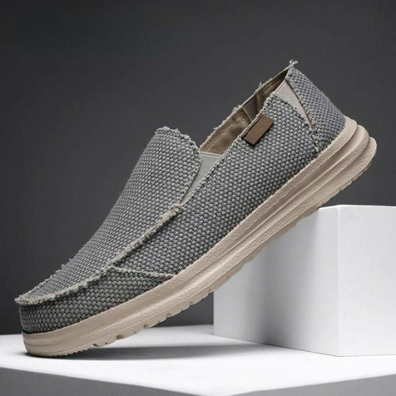 Summer Denim Canvas Men Breathable Casual Shoes